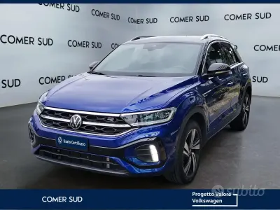 Usado VW T-Roc R-line 150 CV (110 kW) 2023 Azul SUV
