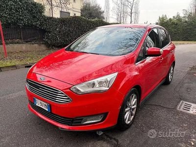 Usata Ford C-MAX Titanium 120 CV (88 kW) 2018 Rosso Monovolume