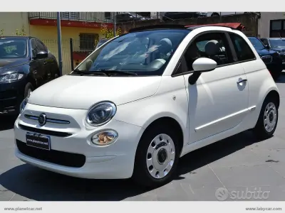Usata Fiat 500C Pop 95 CV (69 kW) 2016 Bianco Cabrio