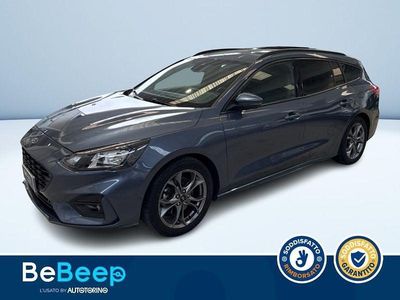 Azzurro metallizzato Usata 2020 Ford Focus ST-Line Station wagon | 13.400 € (Buon prezzo)