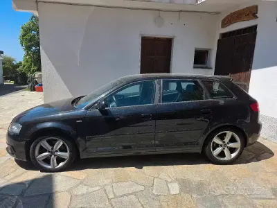 Usata Audi A3 170 CV (125 kW) 2009 Nero Utilitaria