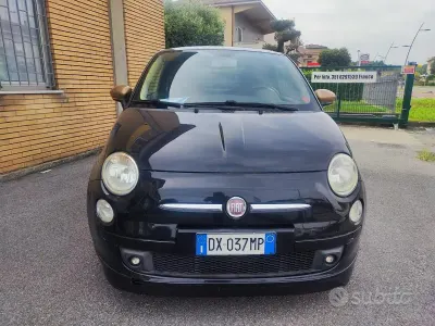 Usata Fiat 500 Sport 100 CV (73 kW) 2009 Nero Cabrio