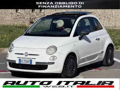 Usata Fiat 500 Lounge 84 CV (61 kW) 2011 Bianco Utilitaria