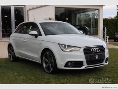 Usata Audi A1 S-Line 90 CV (66 kW) 2014 Bianco Utilitaria
