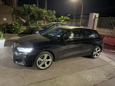 Usata Audi A3 Advanced 116 CV (85 kW) 2021 Nero Berlina