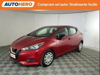 Usata Nissan Micra Acenta 2018 Rosso Utilitaria