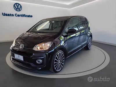 Usata VW up! Highline 90 CV (66 kW) 2018 Nero Utilitaria
