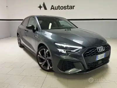 Usata Audi A3 S-Line 150 CV (110 kW) 2022 Grigio Berlina