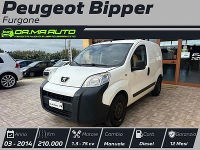 Usata Peugeot Bipper 75 CV (55 kW) 2014 Bianco Monovolume