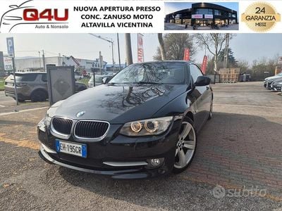 Usata BMW 320 Cabriolet Sport Line 185 CV (136 kW) 2011 Nero Cabrio