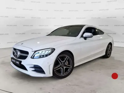 Usata Mercedes C220 Premium Plus 194 CV (142 kW) 2019 Bianco Coupé
