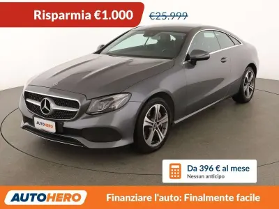 Usata Mercedes E400 Business 340 CV (250 kW) 2018 Grigio Coupé