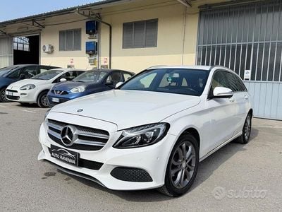 Usata Mercedes C200 Premium 136 CV (100 kW) 2016 Bianco Station wagon