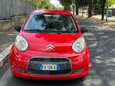 Usata Citroën C1 68 CV (50 kW) 2010 Rosso Utilitaria