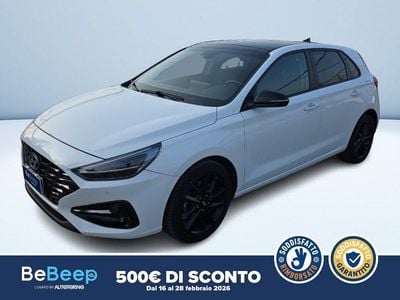 Usata Hyundai i30 Style 136 CV (100 kW) 2020 Bianco pastello Berlina
