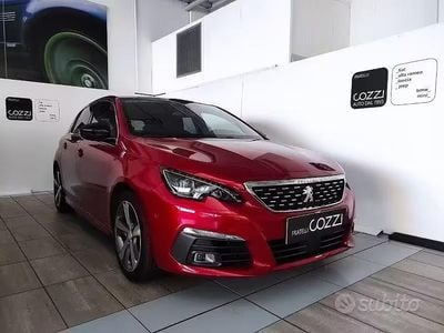Usata Peugeot 308 GT-line 131 CV (96 kW) 2021 Rosso Berlina