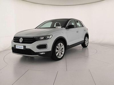 Usata VW T-Roc Advance 150 CV (110 kW) 2019 White silver metallizzato nero SUV