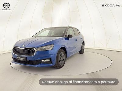 Usata Skoda Fabia 80 CV (58 kW) 2025 Blu tetto nero Utilitaria