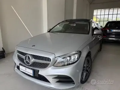 Usata Mercedes C220 Premium 194 CV (142 kW) 2020 Grigio Station wagon