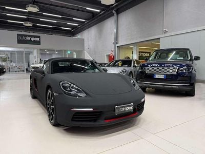 Usata Porsche 718 Boxster Sport 300 CV (220 kW) 2017 Grigio agata Cabrio