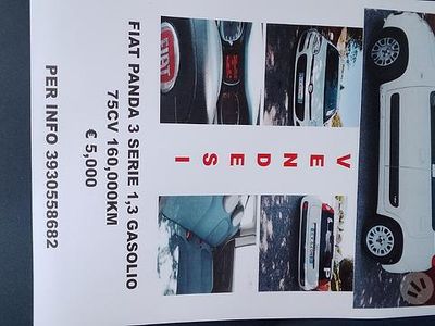 Usata Fiat Panda 75 CV (55 kW) 2014 Bianco Utilitaria