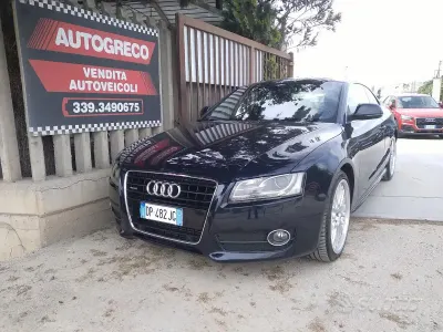 Usata Audi A5 239 CV (175 kW) 2008 Blu Coupé