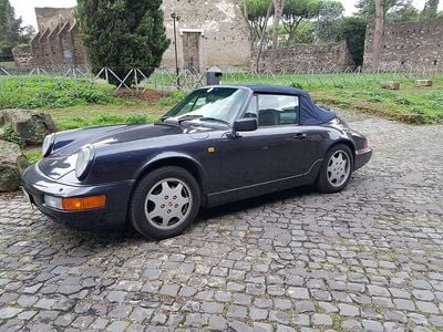 Usata Porsche 911 Carrera 4 Cabriolet 250 CV (183 kW) 1990 Blu/azzurro Cabrio
