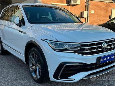 Usata VW Tiguan R 150 CV (110 kW) 2022 Bianco SUV