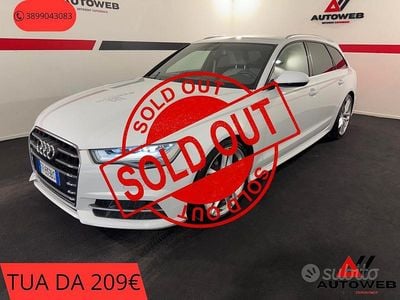 Usata Audi A6 S-line plus 218 CV (160 kW) 2018 Bianco Berlina