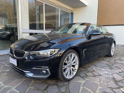 usata BMW 420 d Cabrio Luxury auto UNICO PROPRIETARIO BELLISSIMA