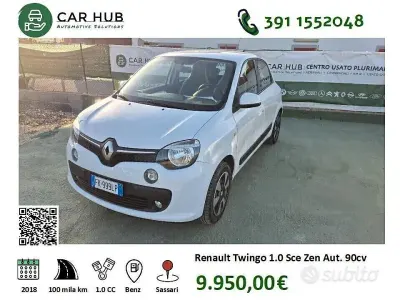 Usata Renault Twingo Zen 90 CV (66 kW) 2018 Bianco Utilitaria