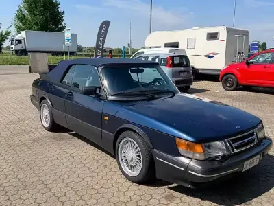 Usata Saab 900 Cabriolet 141 CV (103 kW) 1993 Blu Cabrio