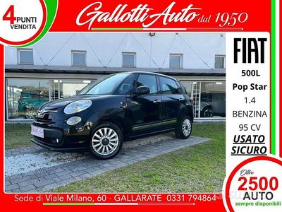 Usata Fiat 500L Pop Star 95 CV (69 kW) 2016 Nero Monovolume