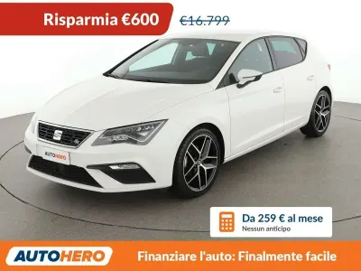 Usata Seat Leon FR 131 CV (96 kW) 2019 Bianco Berlina