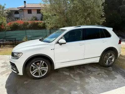 Usata VW Tiguan R-line 116 CV (85 kW) 2019 Bianco SUV