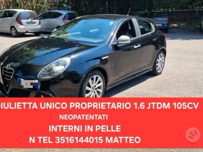 Usata Alfa Romeo Giulietta 105 CV (77 kW) 2011 Nero Utilitaria