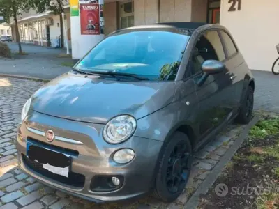 Usata Fiat 500 Sport 69 CV (50 kW) 2013 Grigio Cabrio