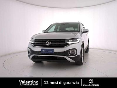Usata VW T-Cross Advance 110 CV (80 kW) 2022 Grigio SUV