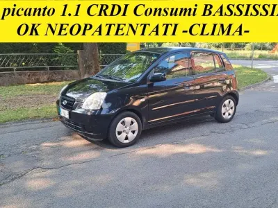 Usata Kia Picanto Turbo 75 CV (55 kW) 2007 Nero Utilitaria