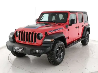 Usata Jeep Wrangler Unlimited Rubicon 272 CV (200 kW) 2022 Rosso SUV