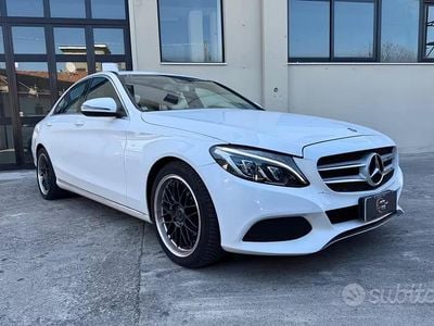 Usata Mercedes C200 Premium 135 CV (99 kW) 2018 Bianco Berlina