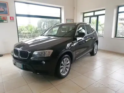 Begagnad BMW X3 Efficient Dynamics 184 HK (135 kW) 2011 Svart SUV