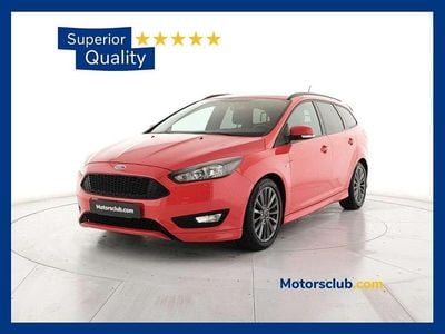 Rosso Usata 2018 Ford Focus ST-Line Station wagon | 10.316 € (Buon prezzo)