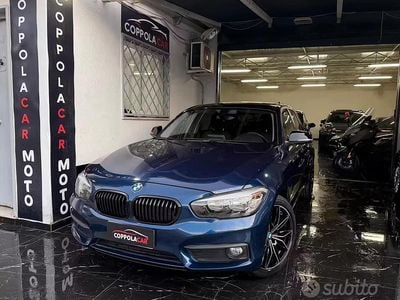 Begagnad BMW 118 Sport Line 116 HK (85 kW) 2019 Blå Halvkombi