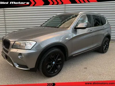 Begagnad BMW X3 Efficient Dynamics 184 HK (135 kW) 2013 Grå SUV