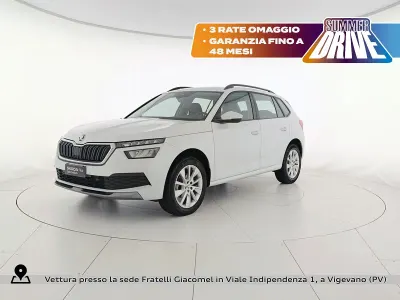 Usata Skoda Kamiq Style 95 CV (69 kW) 2023 Bianco luna metallizzato SUV