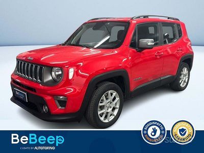 Usata Jeep Renegade Limited 130 CV (95 kW) 2022 Rosso metallizzato SUV