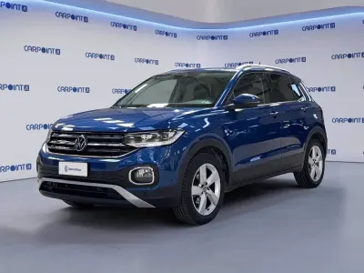 Usata VW T-Cross Advance 110 CV (80 kW) 2023 Blu SUV