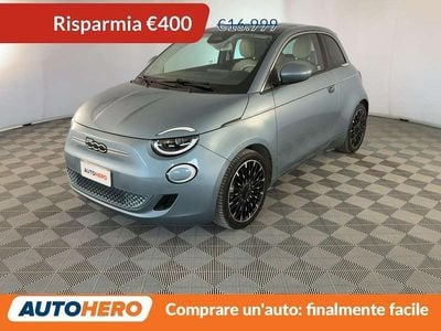 Usata Fiat 500e La Prima 86 kW (118 CV) 2022 Blu Utilitaria