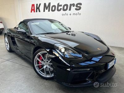 Usata Porsche 718 Spyder 420 CV (308 kW) 2021 Nero Cabrio